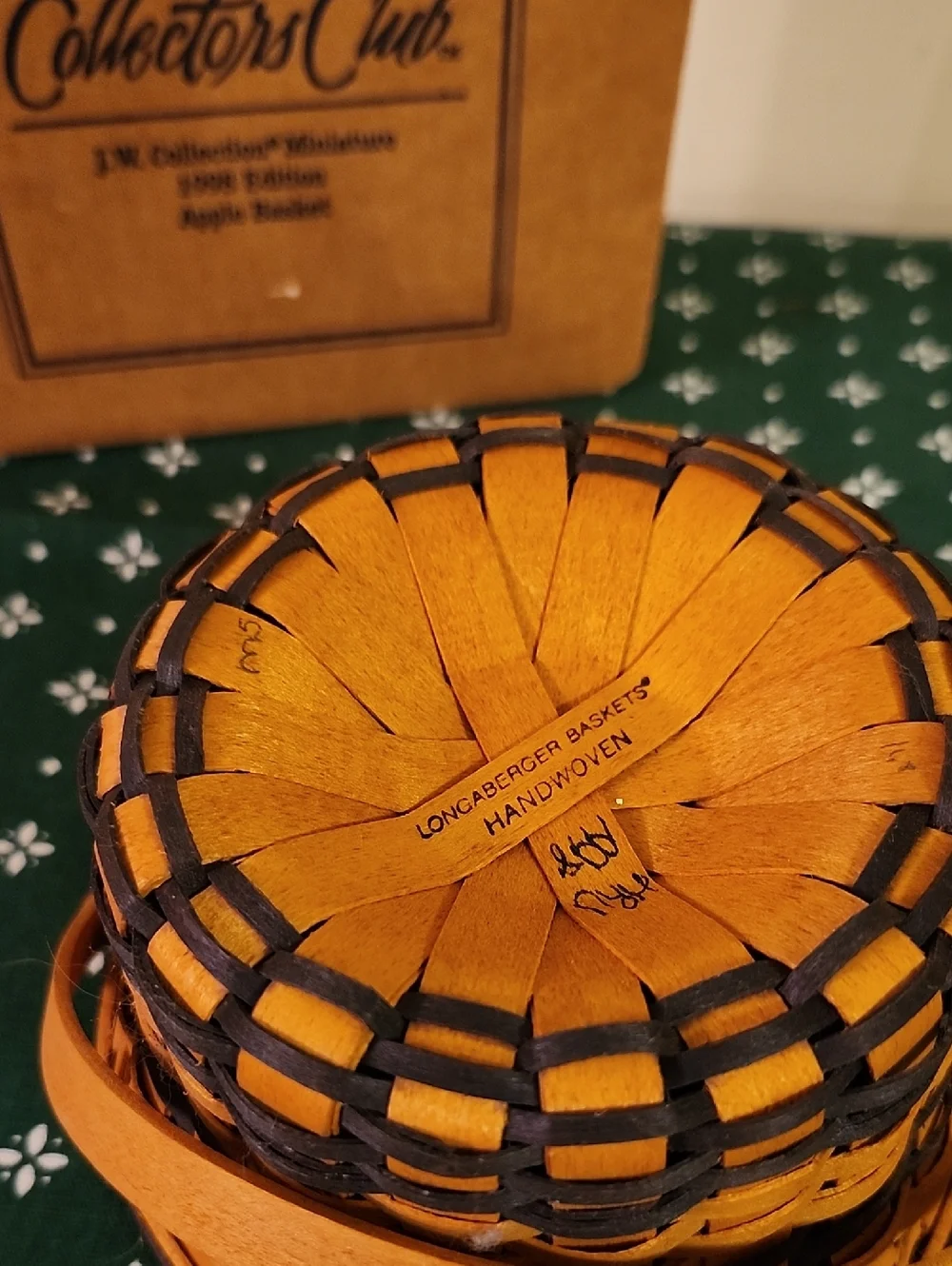 Longaberger JW Miniature Apple Basket